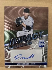 JACOB MILLER 2023 Elite Extra Edition #II-JML Impact Impressions Auto Marlins