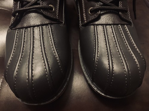 Lugz Avalanche Hi Duck Mens Black Dark Brown Casual Boots MAVALAHV-2417SZ 11.5 - Picture 7 of 7