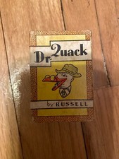 Vintage 1940s Dr. Quack A Big Little Card Game by Russell Made in USA