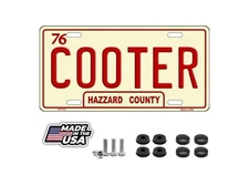 Cooter Metal Novelty License Plate Tag