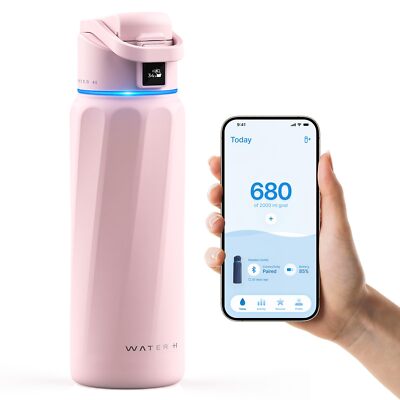 Boost Smart Water Bottle With Reminder To Drink Water & Water Tracker Bottle Dou