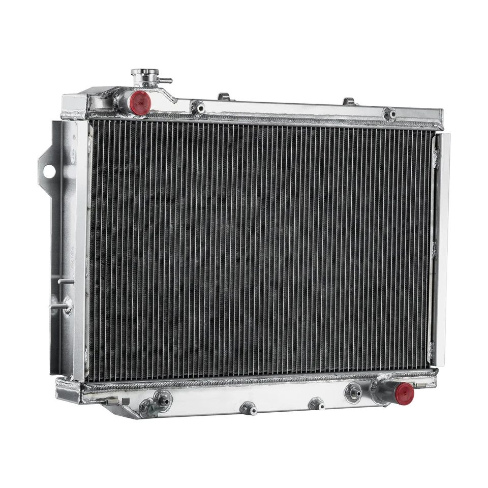 4 Row Aluminum Radiator fit  1990-1998,1992 Toyota Land Cruiser 4.0L I6 Foto 4 de 4