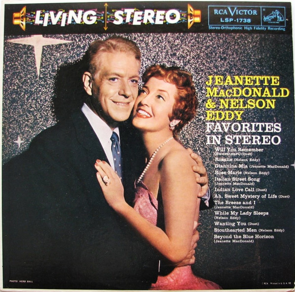 Jeanette MacDonald & Nelson Eddy - Favorites In Stereo - RCA  