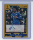 2021-22 Topps Chrome Merlin A-HC Hamza Choudhury Gold Refractor Auto 01/50 ALPHA