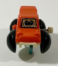 Tomy Wind Up Flip Over Car 1978 Collectible Vintage Toy Orange READ