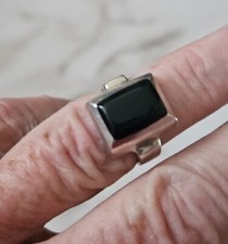 Vintage 925 Silver Mexico Taxco Ring SIGNED 925 TM-283