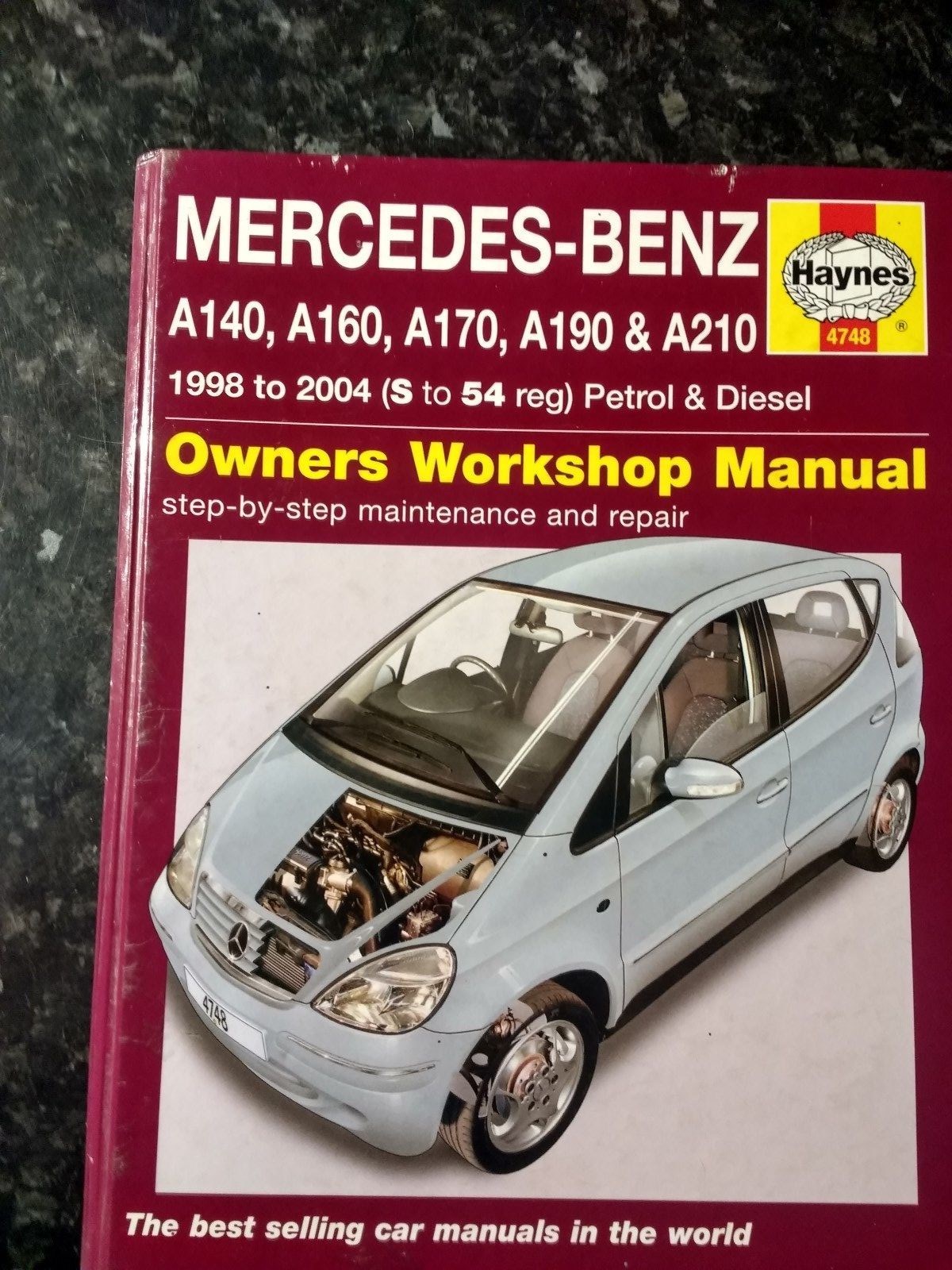 HAYNES WORKSHOP MANUAL Mercedes A Series, All models 1998-2004 Good, Free  P&P. | eBay