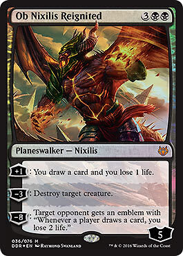 MTG Magic - Ob Nixilis Reignited - Duel Deck: Nissa Vs. Ob Nixilis