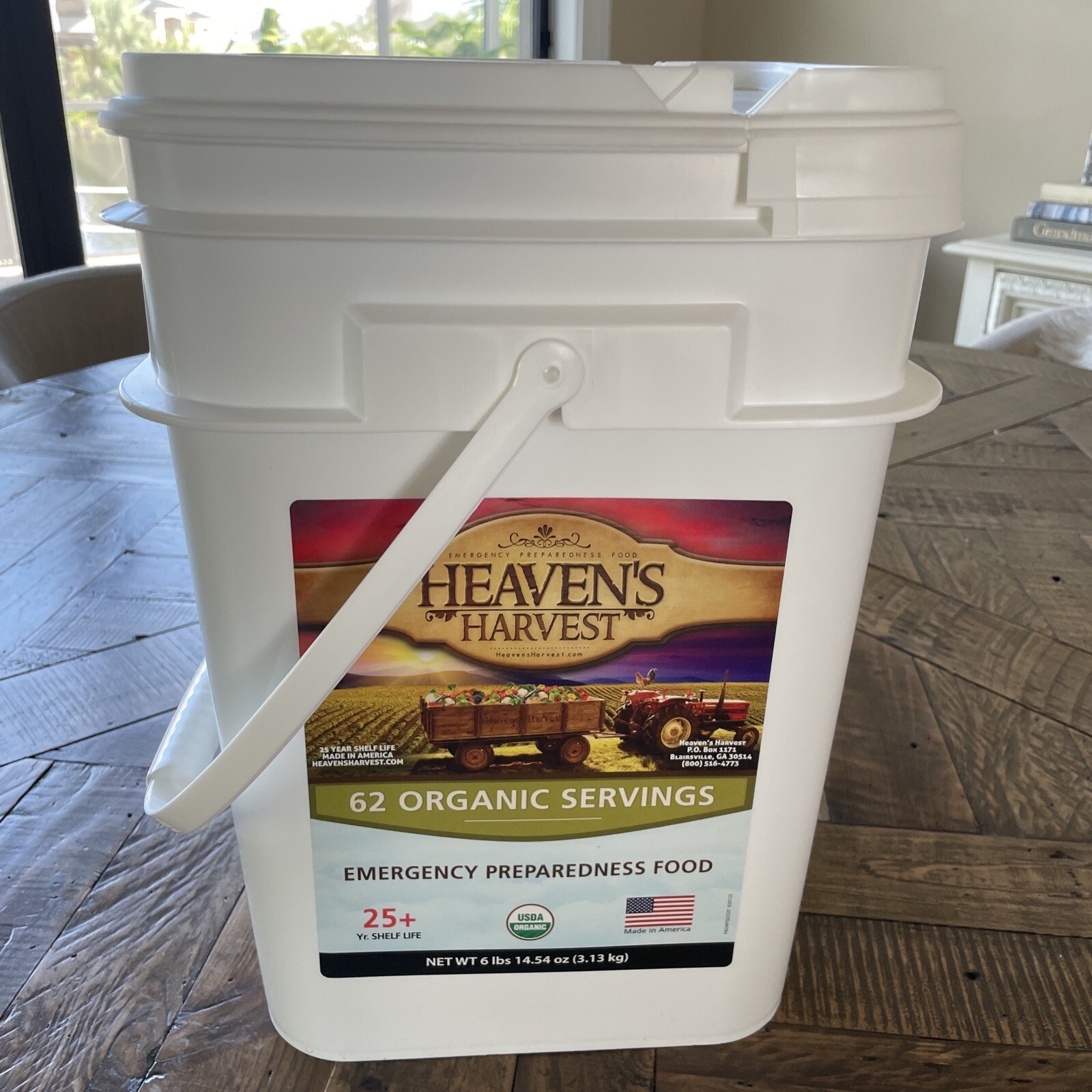 Heaven’s Harvest Organic Freeze Dried Emergency Food Supply Entree Kit