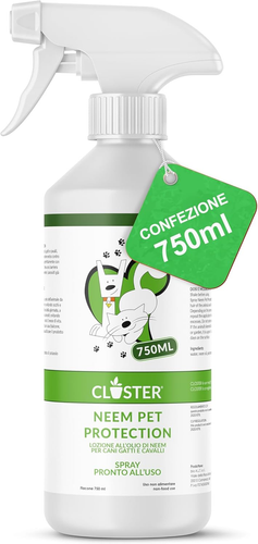 Neem Pet Protection 750 ML Antiparassitario Cani E Gatti - Olio Di Neem Spray Pr - Foto 7 di 12