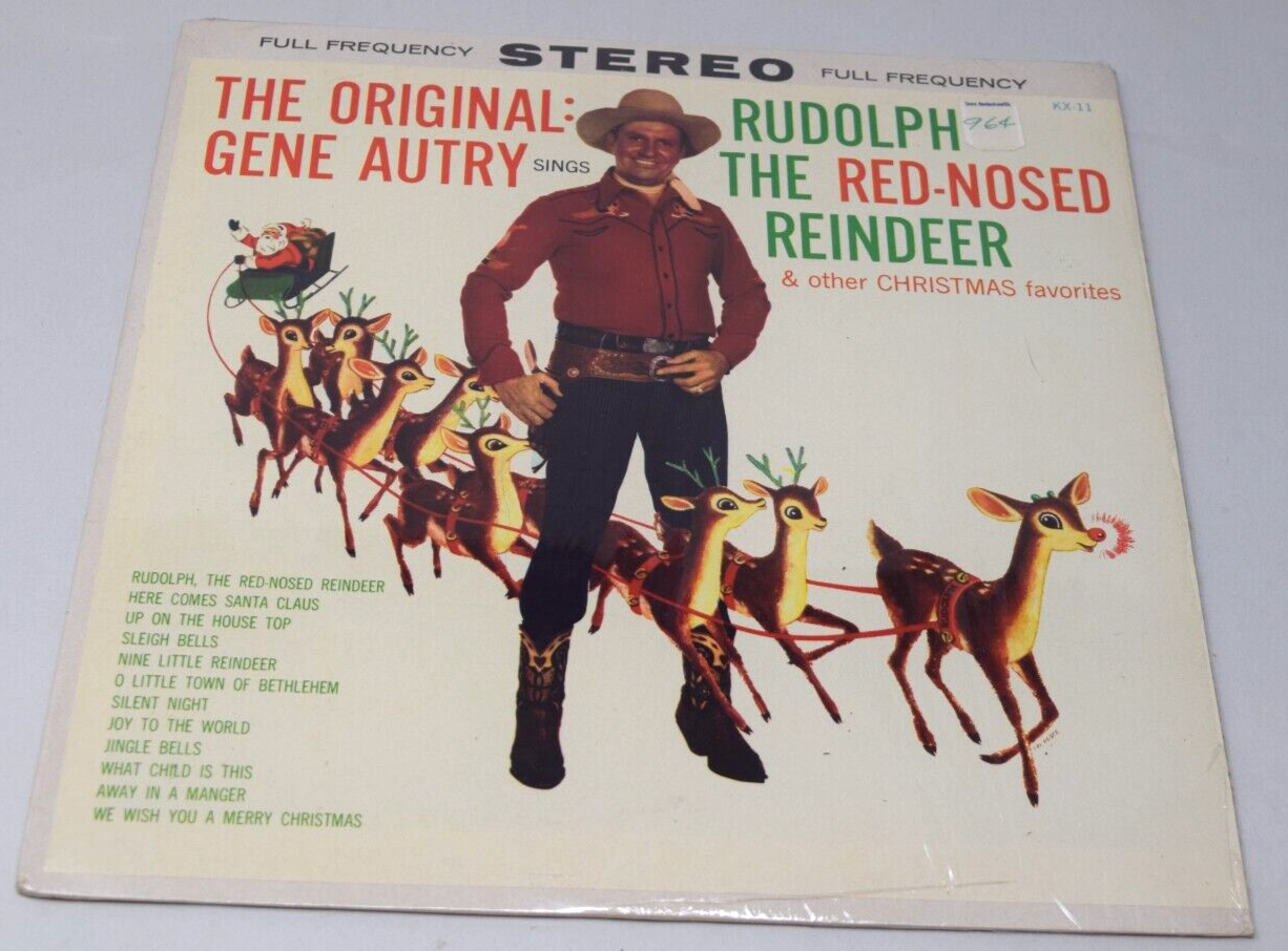 Gene Autry Sings Rudolph The Red Nosed Reindeer AKSX11 Shrink Christmas ...