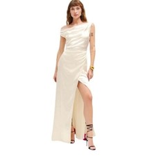 Reformation Poema Ivory Silk Wedding Dress Gown New With Tags Size 6