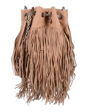 Nwt 100% Auth Roger Vivier Blush Leather Fringe Crossbody Bag $2250
