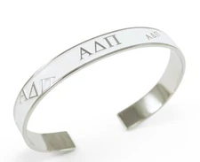 Alpha Delta Pi Sorority Bangle Cuff Bracelet | Sorority Gifts | Big and Little