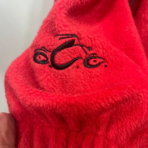 Orange County Choppers O.C.C. 1/4 Zip Red Fleece Pullover Biker Casual L NWT - Picture 3 of 9