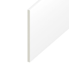 Soffit Utility Flat Boards Skirting UPVC White Plastic Reveal Liner and Trims