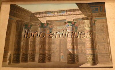 DESCRIPTION DE L EGYPTE. ORIGINAL 1ST ED. 1809 - 6 VOLUMES
