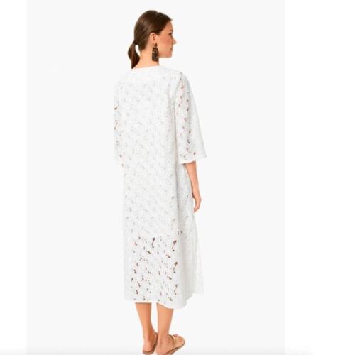 Tuckernuck weiß V-Ausschnitt Spitze Jamie Kleid - Bild 3 von 16