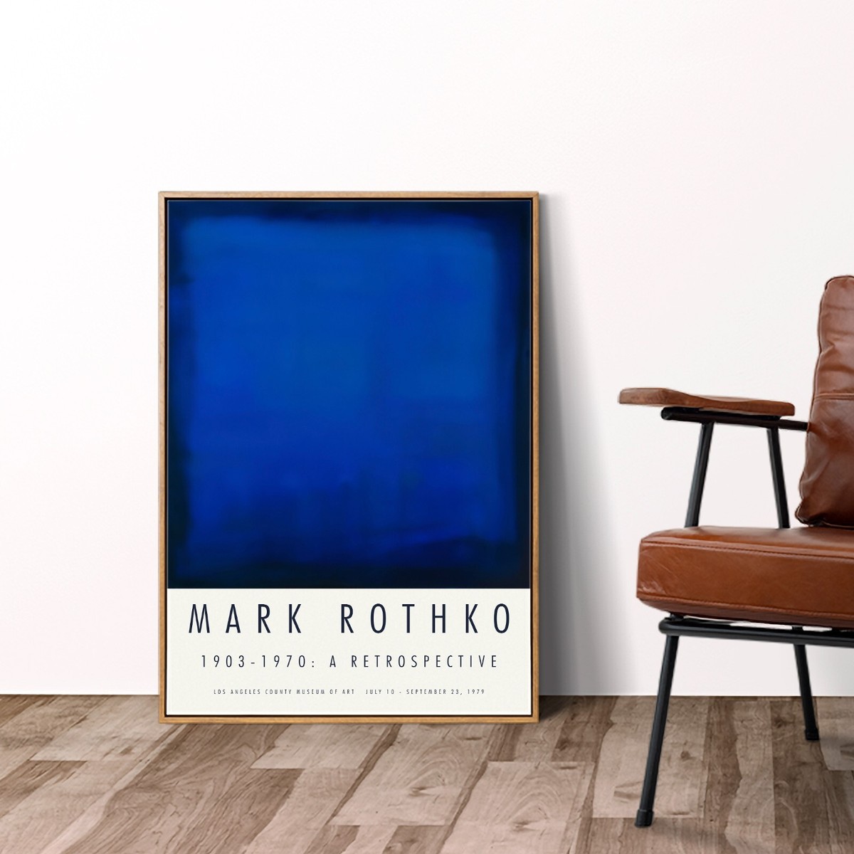 アート・デザイン・音楽 Mark Rothko Art Book Mark Rothko Exhibition Poster, 1979 Abstract Blue, 24
