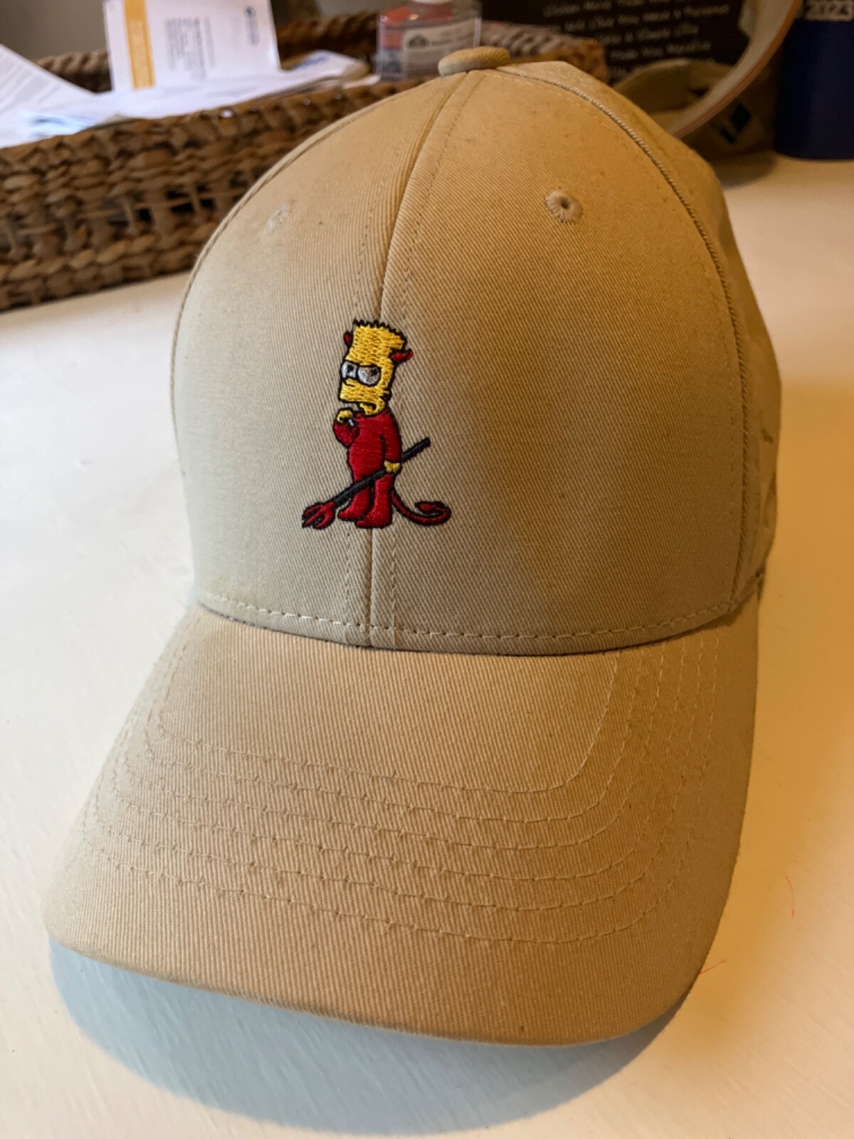 The Simpsons - BART SIMPSON DEVIL HAT - Tan rare