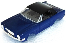 Ford Mustang Hard Top Blue JL TJet HO Slot Car BODY for AURORA auto world DASH