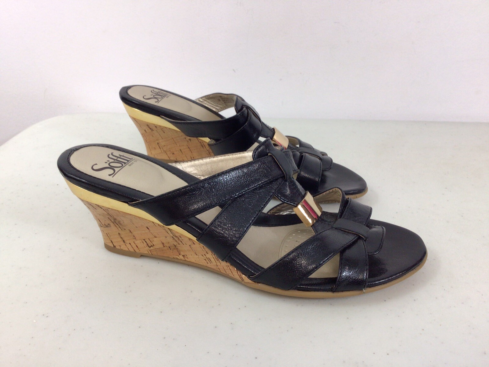 APL Sandali in morbida pelle zeppa donna 9