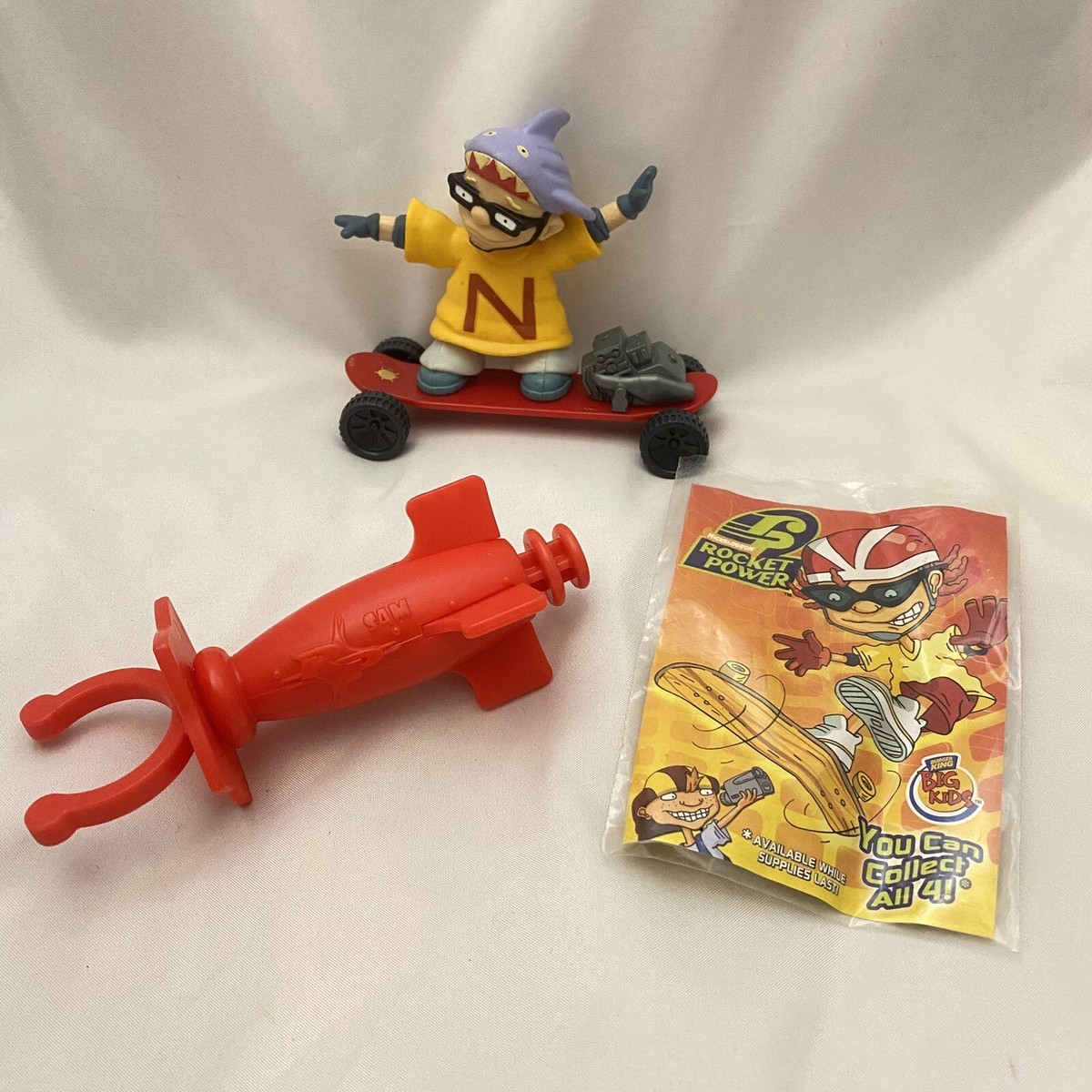Burger King Toy Rocket Power Sam Dullard Magnetic Board 2002