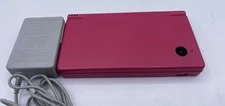 Nintendo DSi Handheld Game Console Dark Pink Tested & Working With Charger