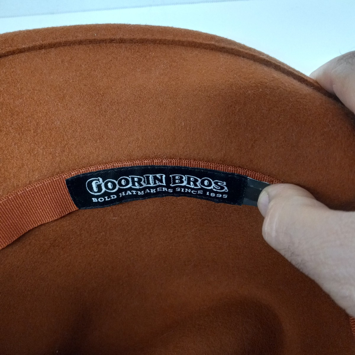 Goorin Bros Rust Orange Fedora Goorin Bros Red Ricci Heritage 100% Wool | Mercari main image 4