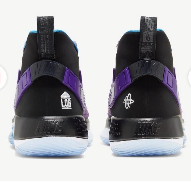 Nike AlphaDunk Fab Five Mens Size 10 Purple Black/ Basketball Shoes Sneakers Nike AlphaDunk Huarache - Fab Five Size 10.5 | eBay main image 2