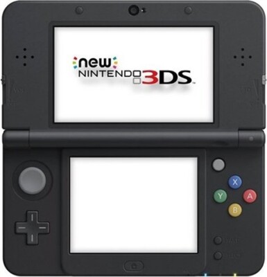 NEW 3DS Konsole Schwarz Reduziert Gebraucht Nintendo 3DS Spiel