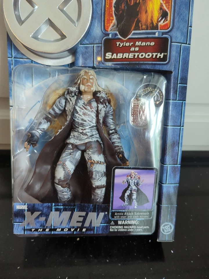 Marvel X Men The Movie Tyler Mane Sabretooth Artic Attack Action Figure SEALED - Image 3 of 4