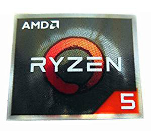 AMD Ryzen 5 CPU Sticker 16.5 x 19.5mm Case Badge Logo | eBay