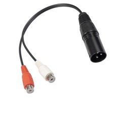 XLR To  Y Splitter Cable 3 Pin XLR Male To  Female Amplifier Mixing4031