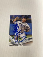 Tampa Bay Rays CHIH WEI HU Signed Card