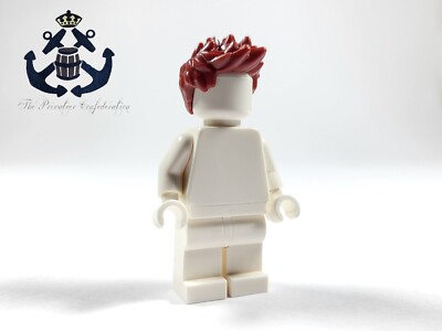 LEGO City / Town Dark Red Hair Spiked Auburn 98385 For Friends