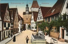 CPA AK Rothenburg Beim Markusturm GERMANY (1076571)