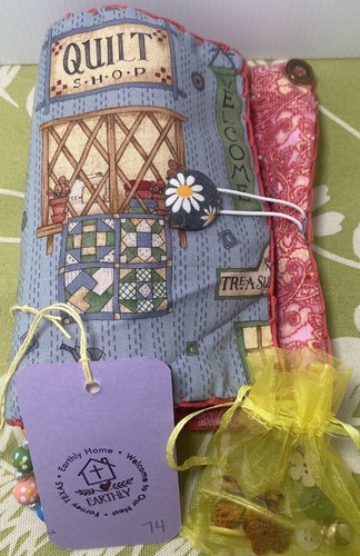 Sewing Pin Cushion Needle Book Notions Quilt Shop Buttons 74 - Picture 2 of 23