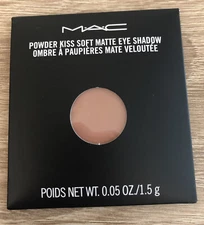 MAC powder kiss soft matte eyeshadow refill in *My Tweedy* BNIP fl Sz Authentic!
