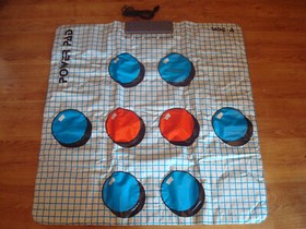 POWER PAD NES Nintendo Controller Attachment NES-028 Clean Tested w/ Manual