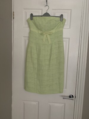 Oasis ladies lume green tweed bustier strapless dress used size 14/40 | eBay UK Oasis ladies lume green tweed bustier strapless dress used size 14/40 | eBay UK