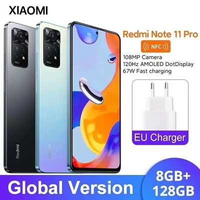 Redmi Note 11 Pro - 8 + 128GB - (Unlocked) (Dual SIM)