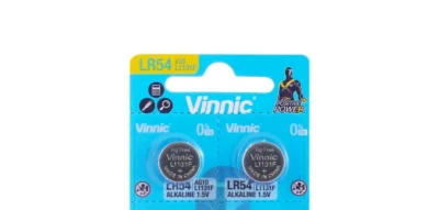 2x Vinnic AG10 Knopfzellen Uhrenbatterie LR54 L1131/LR1130/189/V10G im Blister
