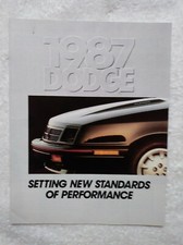 1987 Dodge Full Line Sales Brochure   19-pages