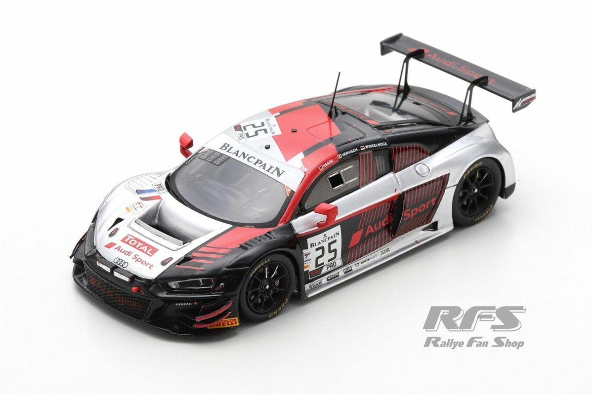 Audi R8 LMS 24h Spa 2019 Sainteloc Haase Vervisch Winkelhock 1:43 Spark SB 253 Audi R8 LMS 24h Spa 2019 Sainteloc Haase Vervisch Winkelhock 1:43 Spark SB 253