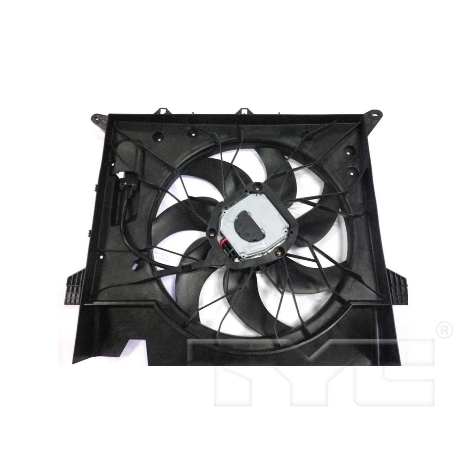 Conjunto de ventilador condensador y radiador doble TYC 623120 para 03-14 Volvo XC90 Foto 2 de 4