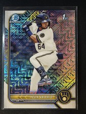 2022 Bowman - Chrome Prospects Felix Valerio #BCP-128 Mojo Refractor (RC)