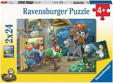 NEW  SEALED Ravensburger 05719 Fairytales 2x24 Pc Jigsaw Puzzles USA SELLER