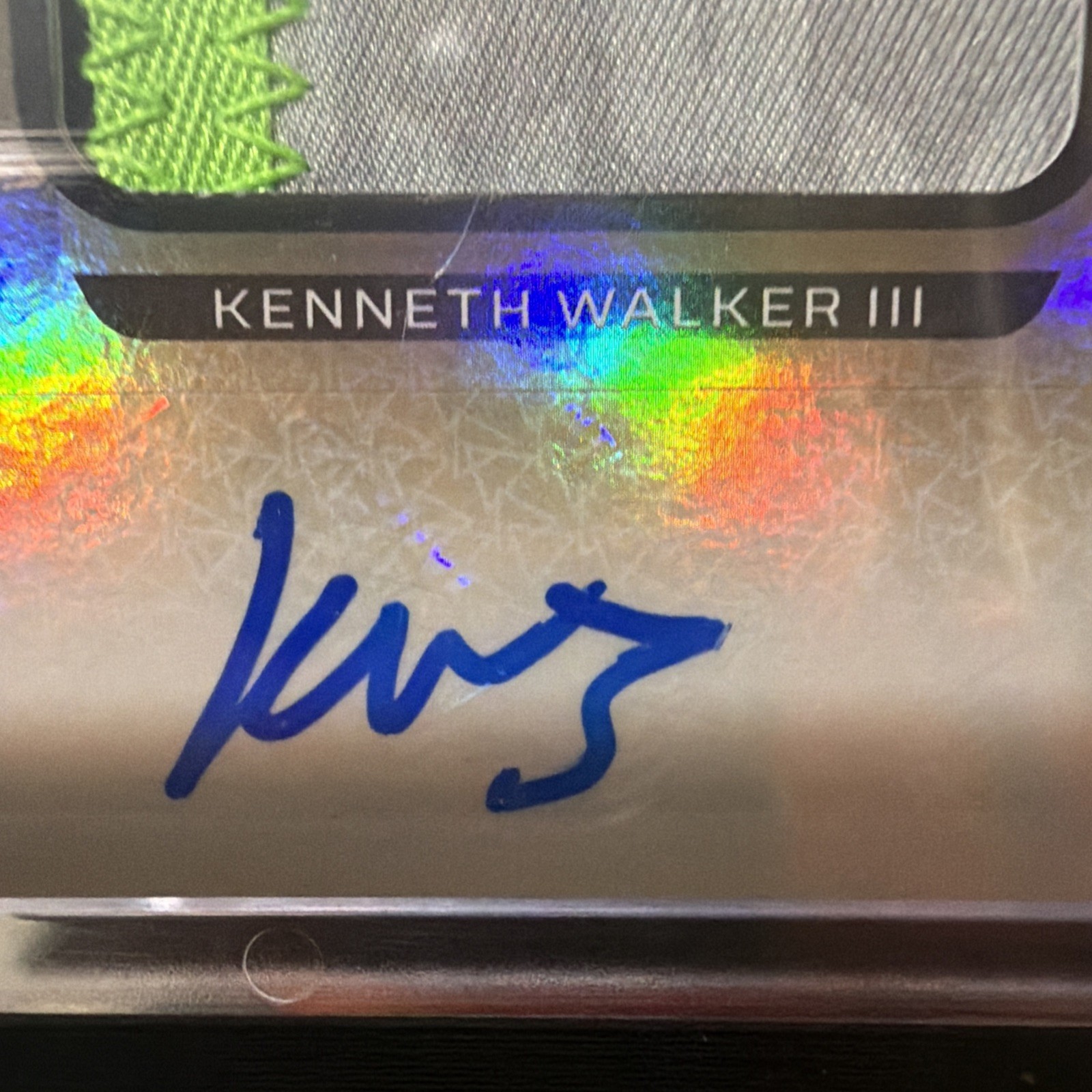2022 Panini Certified #208 Kenneth Walker III Freshman Fabric Patch RC /299 view 12