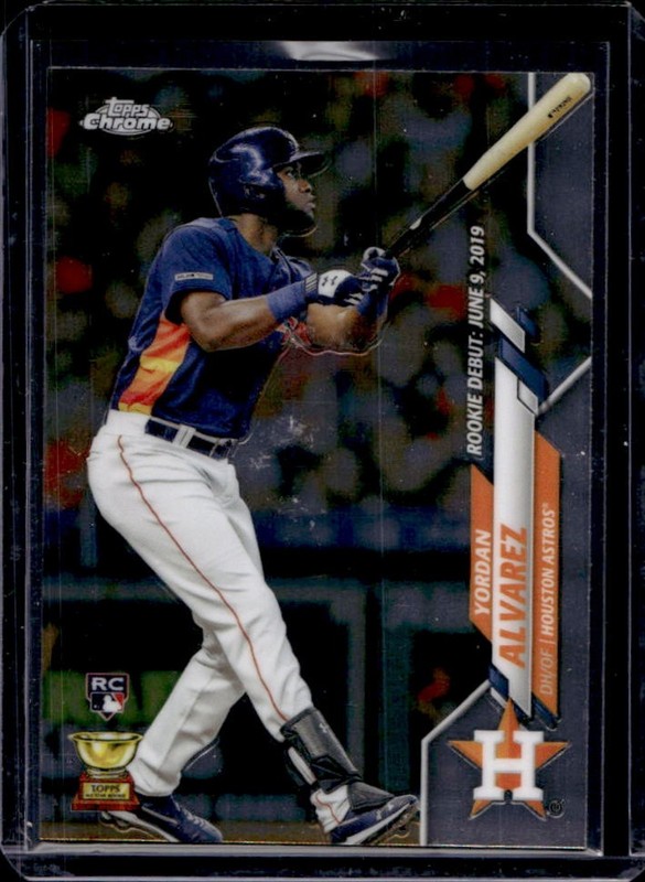 2020 Topps Chrome Update Yordan Alvarez RC Rookie #U-53 Astros